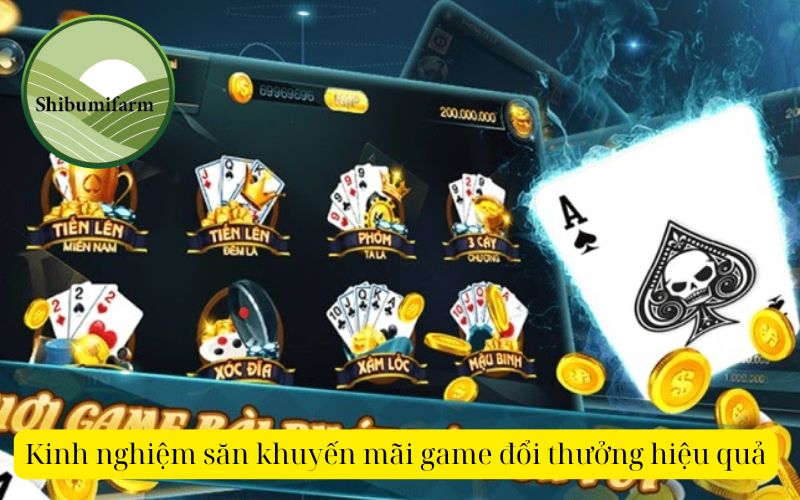 Các chương trình khuyến mãi đặc biệt dành cho game đổi thưởng